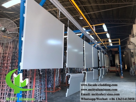 Metal cladding metal facades solid aluminum panels factory in Foshan, China