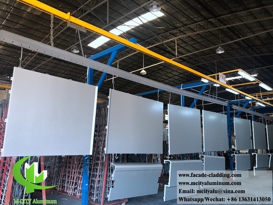 Metal cladding metal facades solid aluminum panels factory in Foshan, China