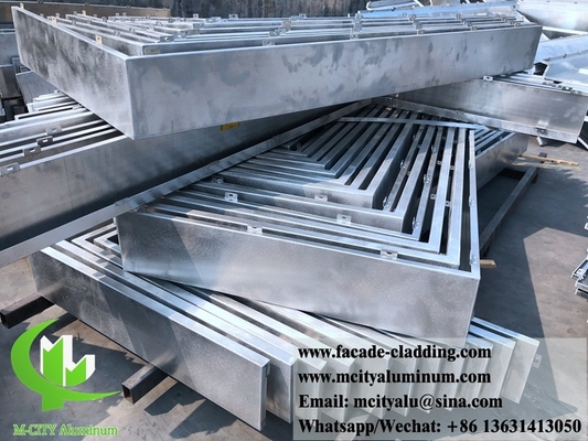 Exterior Architectural aluminum facade laser cut for wall cladding solid aluminum panel