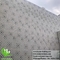 Metal facade aluminum sheet perforated panel curtain wall for facade cladding supplier