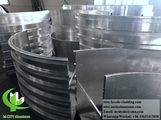 Laser cut aluminium panel metal facades metal cladding sheet powder coated