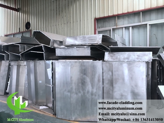 Metal cladding supplier aluminum facade aluminum sheet for wall solid aluminum panel