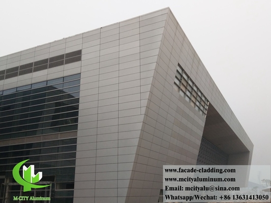 cnc cut aluminum panel powder coating aluminum curtain wall for facade cladding