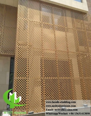 Metal aluminum facade aluminum panels for building facade customized metal sheet 3mm supplier