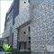 Perforated metal facade aluminum cladding powder coated white 3mm supplier
