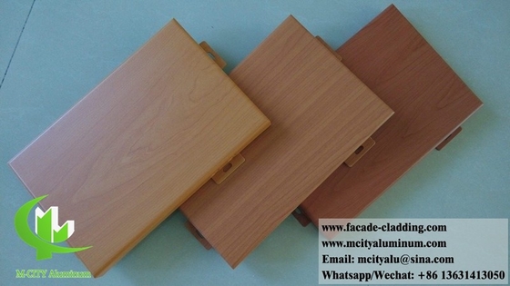 Anti rust metal facade solid aluminum facades for building Guangzhou supplier