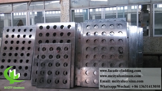 Anti rust metal facade solid aluminum panels for building facades