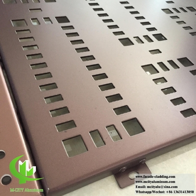 Anti rust metal facade solid aluminum facades for building Guangzhou supplier