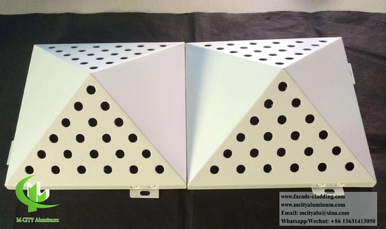Metal facade factory perforated aluminum cladding panels aluminum sheet for wall facade