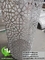 Solid metal panels aluminium cladding decorataion for column round shape with laser cut design supplier