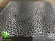 Perforated metal cladding design aluminium facades for building decoration architectural supplier