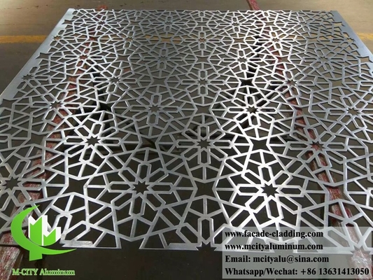 Perforated metal cladding design aluminium facades for building decoration architectural