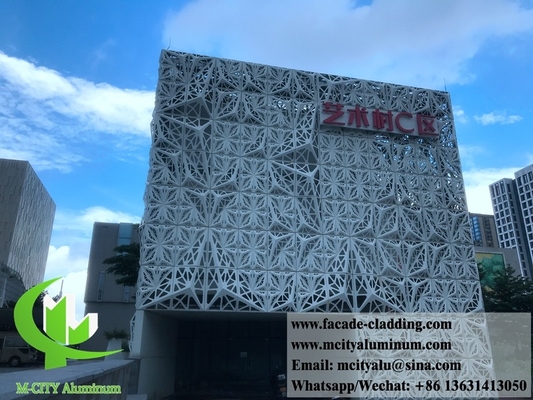3D shape hollow aluminum decorative panel solid cladding aluminum metal sheet