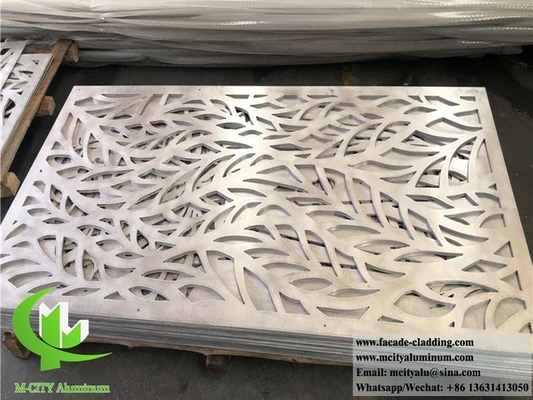 Laser cut metal screen aluminium cladding metal facades suppliers