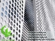 perforated aluminium cladding facade panel 3mm thickness 1m x 2m folded supplier