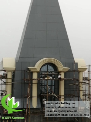 Aluminum solid panel wall claddings exterior anti rust fireproof