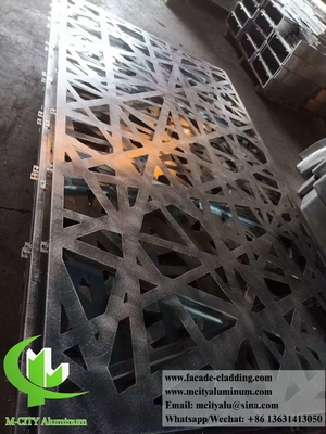 Exterior Aluminum wall panel cnc carved panel for building facade decoration