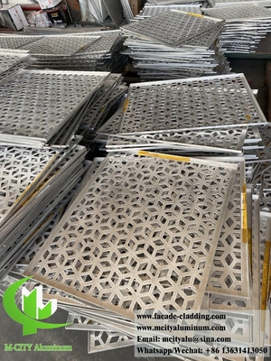 Exterior Aluminum wall panel cnc carved panel for building facade decoration