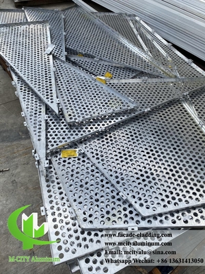 Laser cut metal screen aluminium decorative panel for wall cladding facade