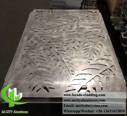 Metal facade aluminum cladding decorative screen powder coated