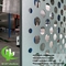 Customized metal facades aluminium cladding sheet with round holes pattern supplier