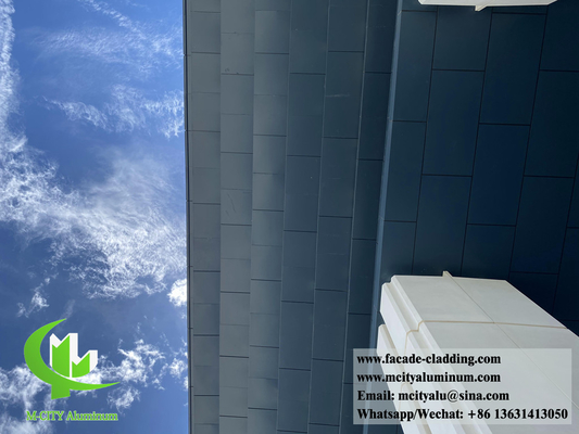 Exterior aluminum ceiling metal panels for wall decoration size color can be customized