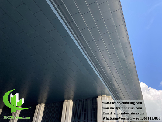 Solid aluminium panels metal wall cladding for facade, ceiling interior and exterior decoration supplier