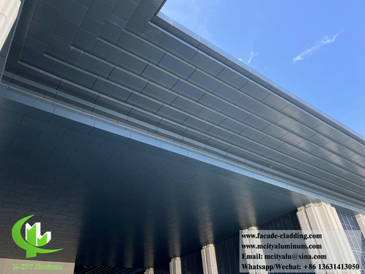 Exterior aluminum ceiling metal panels for wall decoration size color can be customized