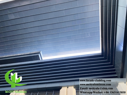 Exterior aluminum ceiling metal panels for wall decoration size color can be customized