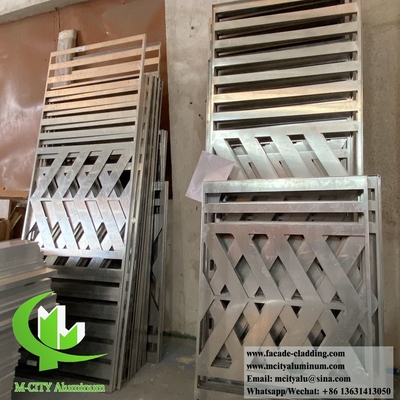 External metal sheet for building exterior wall cladding decoration facade systems