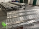 Laser cut aluminium facades metal screen with decorative patterns China factory supplier