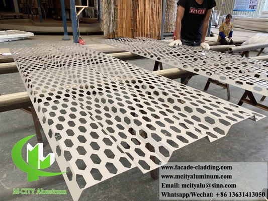 CNC laser cut carved metal panel for garden fence aluminium screen building decoration 4mm thickness in China