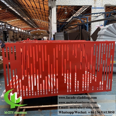 Laser cut panel metal screen aluminium sheet with decorative patterns for building wall cladding decoration garden fence