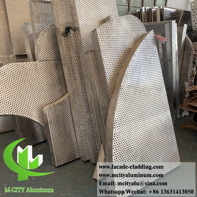 External metal sheet for building exterior wall cladding decoration facade systems