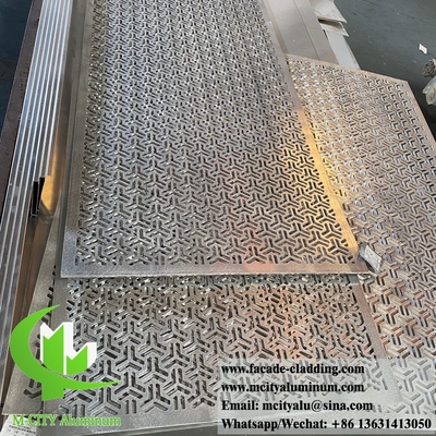 CNC laser cut carved metal panel for garden fence aluminium screen building decoration 4mm thickness in China