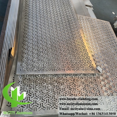 CNC laser cut carved metal panel for garden fence aluminium screen building decoration 4mm thickness in China supplier