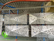 3D shape aluminum facades metal wall cladding for building facades supplier