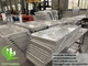 solid wall cladding metal facade aluminium panels grey color PVDF 15 years warranty supplier