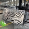 3D metal facade aluminium cladding hollow design sliver color 1m x 1m 3mm thickness supplier
