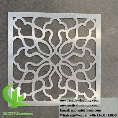 3mm hollow metal screen Aluminium panels decoration material for building wall facade cladding supplier