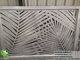 Laser cut metal screen aluminium panels with patterns design powder coated PVDF with colors supplier