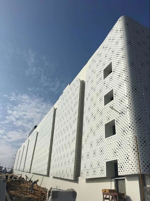 Architectural Metal Wall Cladding Solid Aluminum Sheet With Patterns For Building Exterior Interior Decoration supplier