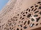 Architectural laser cut metal screen aluminum solid cladding with Tree pattern supplier
