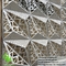 1m x 1m metal facade aluminum cladding 2mm thickness sliver color 3D cladding panels supplier