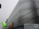 Perforating aluminium cladding panel solid sliver curved panels for building facades system supplier
