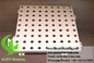 Aluminum Perforated Metal Screen Sheet For Wall Cladding Facades Sliver PVDF supplier