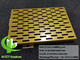 Wood grain color metal wall panels solid aluminium not ACP, durable use for exterior decoration supplier