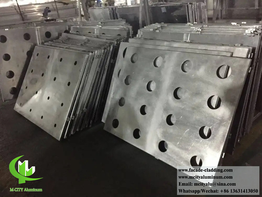 Laser cutting metal building material aluminum sheet metal panels for wall decoration