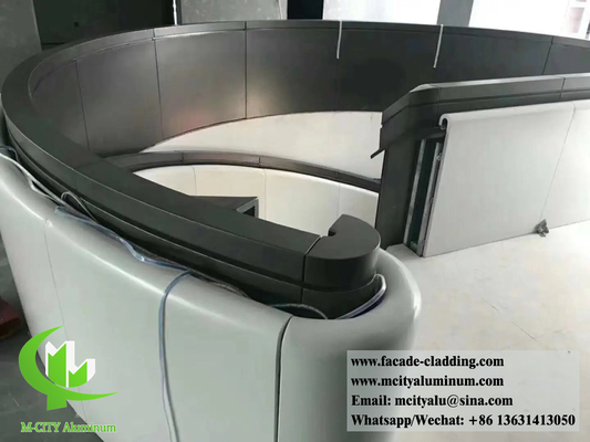 Aluminum Sheet Metal Wall Panel Cladding Facade System Fireproof