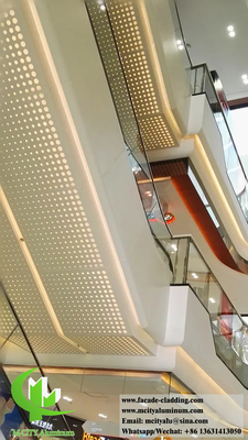 Metal sheet for wall decoration durable fireproof architectural cladding materials